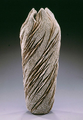 Canyon Wall Vessel — sculpted top